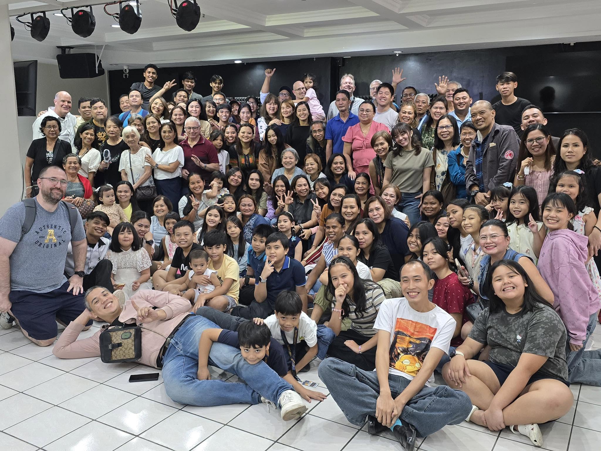 Calvary Bible Fellowship church family group photo